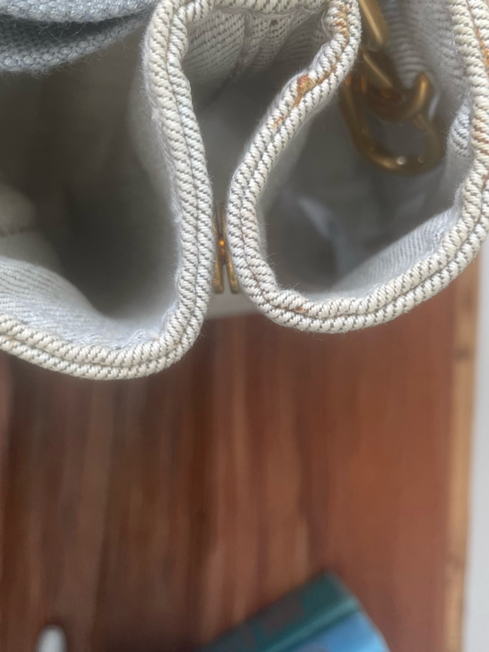 PRADA Gray Canvas Tote with Original Shoulder Strap - Picture 14 of 14